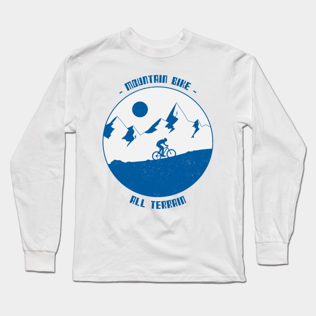 Mountainbike Long Sleeve T-Shirt by Lifestyle T-shirts